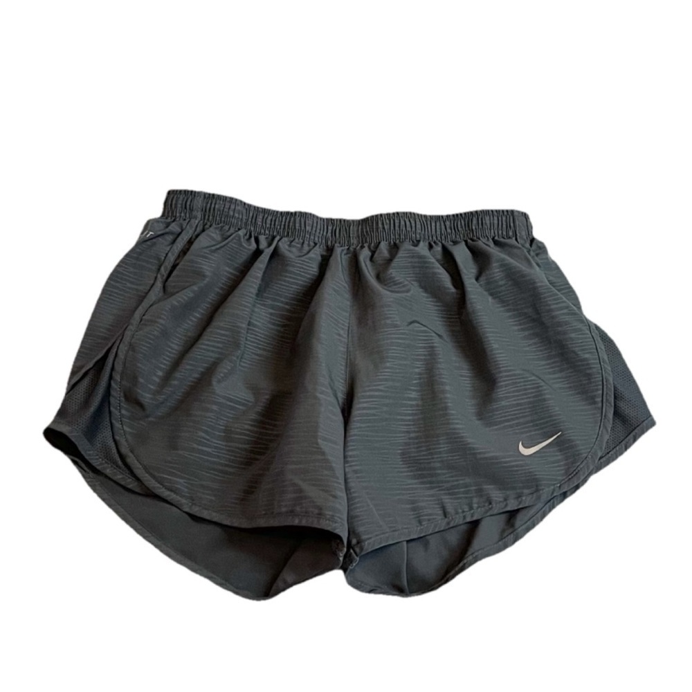 Nike Dri Fit Women’s Running Shorts Solid Gray Lined Extra Small Lightweight